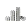Acero inoxidable 304, sin cabeza, tornillos prisioneros de hexágono interior, M2, M3, M4, M5, M6, M8