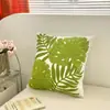 Almohada de Chenilla Modelo Nuevo 2024 con Bordado Tridimensional de Flor Pequeña para Cabecera, Dormitorio, Sala de Estar, Mirador con Sentido de Diseño