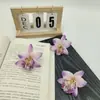 Venta al por mayor de fábrica Venta caliente transfronteriza Flores artificiales Orquídeas tailandesas Sombreros de flores Zapatos con flores Tocados festivos Flores para la cabeza Flores falsas