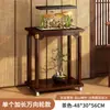 Estante para Flores Chino Sala de Estar de Pie Estante de Almacenamiento Balcón Mesa para Flores de Madera Maciza 2025 Nuevo Estante para Macetas Interior Multicapa