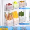 Caixa de armazenamento para porta lateral de geladeira, subpacote, acabamento, artefato interno, caixa de armazenamento lateral de qualidade alimentar fresca, cozinha