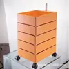 Armário de armazenamento rotativo móvel mesa de cabeceira ins armário lateral simples estilo nórdico armário Internet Celebrity armário de armazenamento cosmético