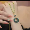 Colar de Cintura Beauty 520 Presente para Esposa, Presente para Namorada Versátil, Estiloso e Único Colar Exquisito de Jade