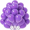 Balões de Aniversário Amazon 10 polegadas Conjunto de Balões de Cor Sólida Balões para Decoração de Feriado Balões Metálicos Foscos Maca