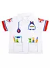 Novos Uniformes de Doutor Infantil, Uniformes de Policial, Uniformes de Bombeiro para Role-Playing Transfronteiriço, Tricô Estampado, Atacado de Exportação