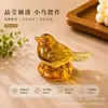 Pájaro de la Suerte de Cristal 3D Pájaro Realista Adorno de Cristal, Opción Ideal para Decoración de Casa Nueva, Decoración de Pájaro de la Suerte de Cristal