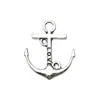 20 Tipos de Acessórios para Joias DIY, Materiais Artesanais, Pingentes de Pulseira de Âncora e Roda de Navio Vintage, Série Marinha Popular de Vendas Quentes no Comércio Exterior Transfronteiriço