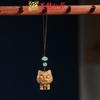 Colgante de Cadena para Teléfono Móvil de Sándalo, Signos del Zodiaco, Varios Materiales y Estilos, Accesorios de Colgantes de Joyería Creativa DIY