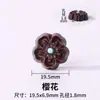 Pulsera de Boj Accesorios para Manualidades Tallada a Mano Incrustada Turquesa Pulsera de Cuentas Cuentas Espaciadoras Accesorios Coleccionables