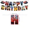 Ahora Cars 3 Escena de Cumpleaños Temática Diseño Suministros para Fiesta Inserto de Bandera Globo Cars
