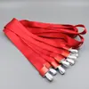Sujetador de Tarjeta de Identificación de Trabajo Horizontal de Metal de Aleación de Aluminio con Cordón Marca de Empleado Horizontal para Tarjeta de Identificación de Trabajo
