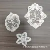 Albaricoque Hilo de Algodón Encaje de Malla Adhesivos de Tela Accesorios Hechos a Mano DIY Ropa Decoración del Hogar Parches Beige