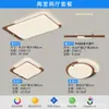Lámpara de Techo para Sala de Estar Estilo Medieval, Lámpara Retro Francesa para Dormitorio, Lámpara de Dormitorio Principal de Alto Nivel Color Nogal, Protección Ocular de Espectro Completo