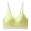 Ropa interior de mujer de verano ultrafina, pecho grande, pequeña, de verano, fina, push-up, inalámbrica, sin costuras, colección de pecho, sujetador fijo transpirable