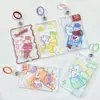 Tiras de PVC Transparente Fosco, Fivela de Puxar Fácil Tiras de Couro Redondas, Tiras de Fivela Telescópica, Tiras Olho de Galinha, Gravatas DIY