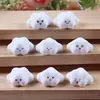 Nuvem Branca Fofa Expressão Simulado DIY Grampo de Cabelo Acessórios de Resina Capa de Celular Ímã de Geladeira Materiais de Decoração Atacado