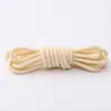 Fuente Huaxing Fabricante de Cordones al por Mayor Redondo Crochet Cifrado 5mm de Espesor Colorido Blanco Cuerda para Cordones