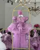 Vestido de Princesa para Niña Estilo Francés Nuevo Trabajo Pesado Lentejuelas Tul Abullonado Desfile de Moda Presentación de Piano Ropa Formal Infantil Fuente de Almacén de Comercio Exterior