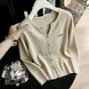 Suéter Tricô Gola V Novo Outono/Inverno 2026 Slim Fit Rejuvenescedor Versátil Feminino