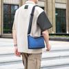 Bolsa Transversal Nova Masculina de Ombro Grande Capacidade Simples Versátil Sensação de Alto Padrão Para Uso Diário Bolsa Masculina Impermeável