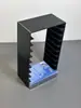Rack de armazenamento e organização para toca-fitas Cassete Suporte de cassete antigo Estojo de cassete Rack de exibição vertical de cassetes