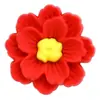 Flores Coloridas Adesivos de Borracha Macia 3D Decorações Planas para Capas de Celular Papelaria Acessórios de PVC 3D Acessórios para Joias DIY