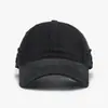 Boné de Baseball Vintage Lavado Estilo Coreano Retrô com Bordado de Letras para Homens e Mulheres, Estilo de Rua Primavera e Verão, Boné com Borda Desfiada Personalizada