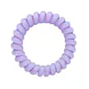 Elástico de Cabelo Grande de Gelatina para Celular, Acessório Doce e Contínuo para Rabo de Cavalo, Cordão de Cabelo Transparente com Estampa de Seda