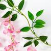 Atacado de fábrica decoração de vime para interior decoração de casamento faixa de flores planta de flor artificial simulação faixa de flor de feijão
