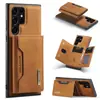 M2 para Samsung S23 Ultra Cartera Magnética para Tarjetas Funda para Teléfono S24 Ultra Estuche para Tarjetas Funda con Porta Tarjetas Serie A