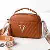 Bolsa de Ombro Retrô Cor Sólida Mais Vendida Transfronteiriça Bolsa Transversal Prática Multicamadas Bolsa Losango com Franjas Bolsa de Mão Feminina Atacado