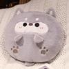 Almohada de felpa de imitación de conejo de dibujos animados manta multifuncional tres en uno calentador de manos cojín para dormir de oficina manta de felpa al por mayor