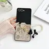 Lindo Dibujo Animado Mickey Adecuado para Samsung Zflip3 Funda Plegable para Teléfono Móvil Anillo Personalizado Flip5 Cubierta Protectora Estilo Caliente