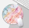 Tapete de rato dos desenhos animados redondo tapete de escritório de computador antiderrapante presente mousepad logotipo pequeno mouse pad