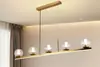 Lámpara de araña minimalista italiana para sala de estar, luz nórdica de lujo de alta gama, lámparas de diseño para hall de villa, dormitorio, comedor