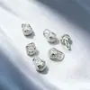 Fecho de Contas com Acabamento em Ouro 18K sobre Cobre, Formato de Balde com Botão de Lótus, Nova Moda, Acessórios para Joias Artesanais DIY