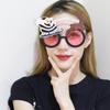 Accesorios Divertidos para Fotos de Fiesta Temática Navideña Gafas, Gafas Divertidas con Forma de Trineo de Papá Noel y Renos Festivos