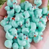 Mini Pato Amarelo Luminoso Famoso na Internet de 10 Cores Ornamento de Carro de Patinho Fofo Criativo Feito à Mão Materiais em Estoque Atacado