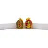 Prata S925 Estátuas de Buda Azul Queimado Pingente Pequeno Dupla Face Guanyin de Cinco Mãos Titiao Acessórios de Joias DIY