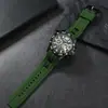 Reloj deportivo para hombre de ocio, seis ojos, aguja, correa de silicona, reloj, comercio exterior, transfronterizo, impermeable, reloj de cuarzo, primera generación, al por mayor