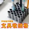 Caja Organizadora de Silicona para Cosméticos para Almacenamiento de Pomadas, Organizador de Escritorio Multifuncional de Silicona para Labiales y Lápices de Cejas, Gadget Práctico