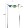 Arco de Ferro Estilo Vintage para Jardim, Inserções, Etiquetas e Placas Florais para Marcadores de Plantas, Decorações de Jardim e Enfeites para Vasos de Suculentas