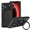 Al por mayor funda de teléfono con soporte adecuada para iPhone 18 Pro Max, nueva funda plegable con soporte de anillo para Apple 17/16, transfronteriza