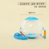 Gaiola para Hamster, Bola de Corrida de Duplo Propósito, Brinquedo para Alívio do Tédio de Hamster Dourado, Transportadora Externa, Ninho Luxuoso Estilo Villa