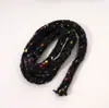 Corda de fio oco colorida de poliéster fio de poliéster DIY corda de tricô artesanal decoração chaveiro de miçangas Perler pingente de bolsa