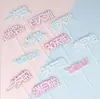 Decoración de Pastel para Hornear Eva Primer Cumpleaños Tesoro de los Cien Días Niño Niña Topper Bebé Cartel de Feliz Cumpleaños Decoración