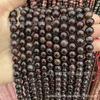 Venda Direta da Fábrica Pedras Naturais Granadas Soltas Contas Semi-Acabadas Vinho Tinto Redondas Acessórios para Colar Pulseira DIY Atacado