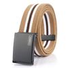 Hebilla XUHU Cinturón elástico de nailon elástico Cinturón táctico para exteriores Overol de lona tejida estilo coreano para hombre Cinturón