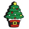 Accesorios de Cuentas para Bolígrafos Temática Navideña Figuras de Papá Noel y Árbol de Navidad Cuentas de Goma Suave Accesorios para Decoración de Bolígrafos DIY Venta al por Mayor
