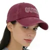 Gorra de Béisbol Lavada Vintage Estilo Nuevo Transfronterizo Rey Reina para Hombres y Mujeres Entusiastas de la Moda Urbana